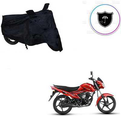 Feel heaven Two Wheeler Cover for Suzuki(Hayate, Black)