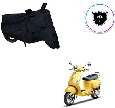 Feel heaven Two Wheeler Cover for Piaggio(Vespa SXL, Black)