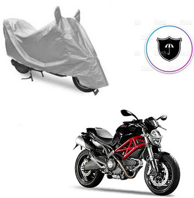 Atulit enterprises Two Wheeler Cover for Ducati(Monster 796 S2R, Silver)