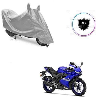 Atulit enterprises Two Wheeler Cover for Yamaha(R15 V3, Silver)