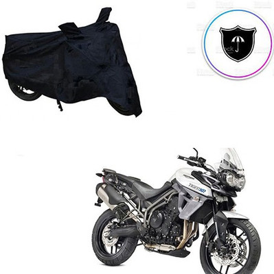 Feel heaven Two Wheeler Cover for Universal For Bike(Black)