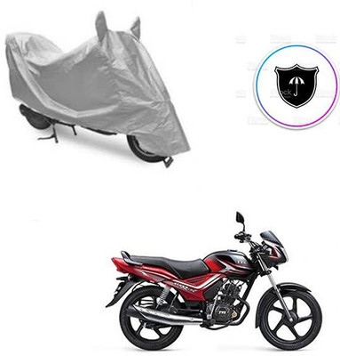 Atulit enterprises Two Wheeler Cover for TVS(Star City, Silver)