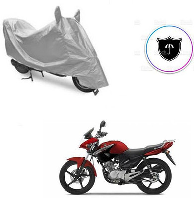 Atulit enterprises Two Wheeler Cover for Yamaha(YBR 125, Silver)