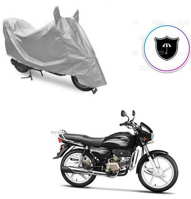 Atulit enterprises Two Wheeler Cover for Hero(Splendor Plus, Silver)