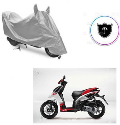 Atulit enterprises Two Wheeler Cover for Aprilia(SR 125, Silver)