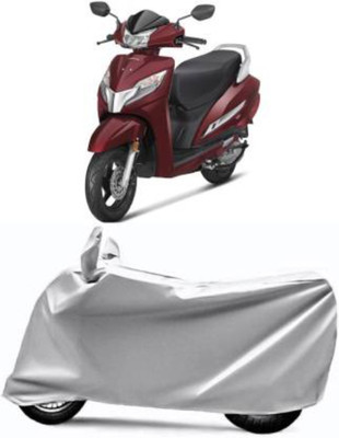 eero Waterproof Two Wheeler Cover for Universal For Bike(Silver)
