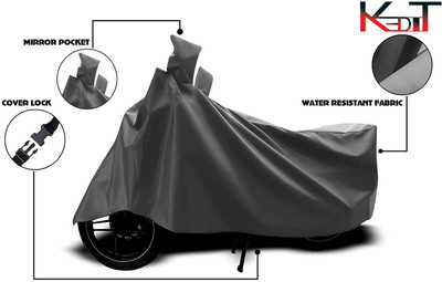 KEDIT Waterproof Two Wheeler Cover for Hero(Splendor, Grey)