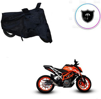 Feel heaven Two Wheeler Cover for KTM(Duke 390, Black)