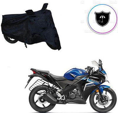 Feel heaven Two Wheeler Cover for Honda(CBR 150R, Black)