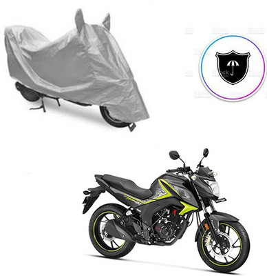 Atulit enterprises Two Wheeler Cover for Honda(CB Hornet 160, Silver)