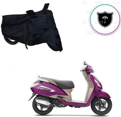 Feel heaven Two Wheeler Cover for TVS(Jupiter, Black)