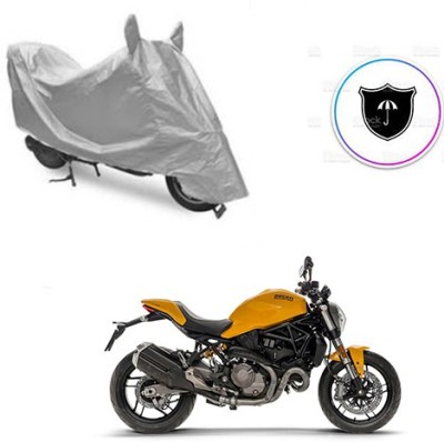 Atulit enterprises Two Wheeler Cover for Ducati(Monster 821, Silver)