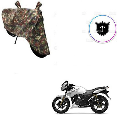 Feel heaven Two Wheeler Cover for TVS(Apache RTR 180, Multicolor)
