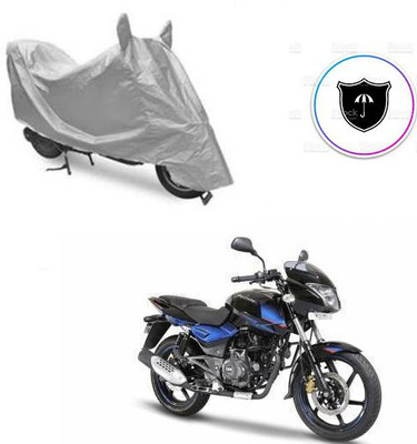 Atulit enterprises Two Wheeler Cover for Bajaj(Pulsar 150 DTS-i, Silver)