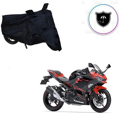 Feel heaven Two Wheeler Cover for Kawasaki(Ninja 250, Black)