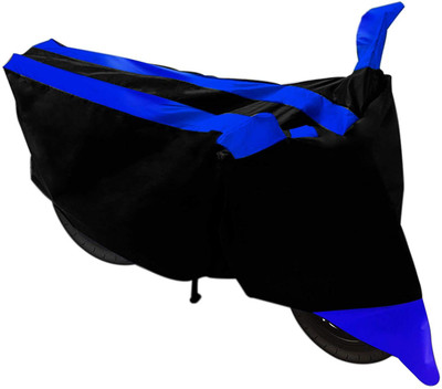 AutoRash Waterproof Two Wheeler Cover for Royal Enfield(Thunderbird 350, Black, Blue)