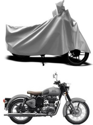 eero Waterproof Two Wheeler Cover for Universal For Bike(Silver)