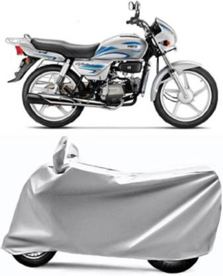 eero Waterproof Two Wheeler Cover for Universal For Bike(Silver)