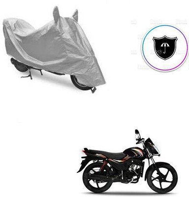 Atulit enterprises Two Wheeler Cover for Mahindra(Pantero, Silver)
