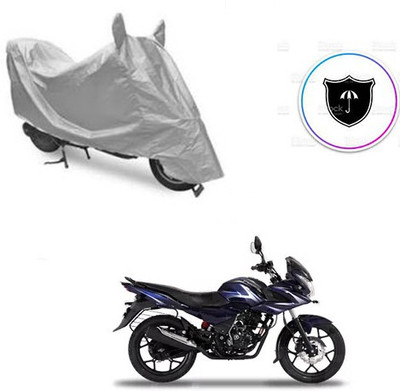 Atulit enterprises Two Wheeler Cover for Bajaj(Discover 150 f, Silver)