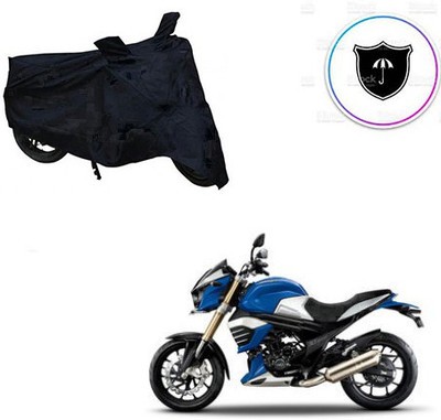Feel heaven Two Wheeler Cover for Mahindra(MOJO XT 300, Black)