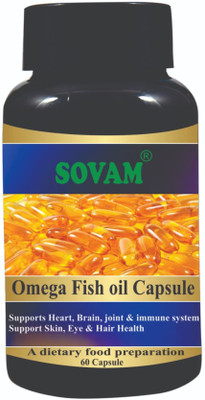 SOVAM Natural Omega fish oil Extract capsules(60 No)