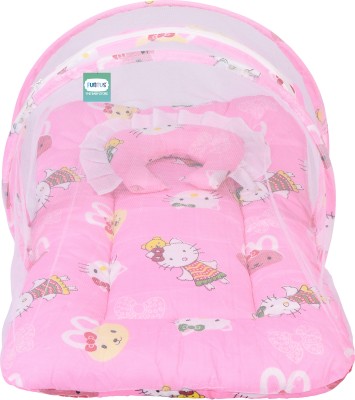 Funtus Cotton Baby Bed Sized Bedding Set(Pink)