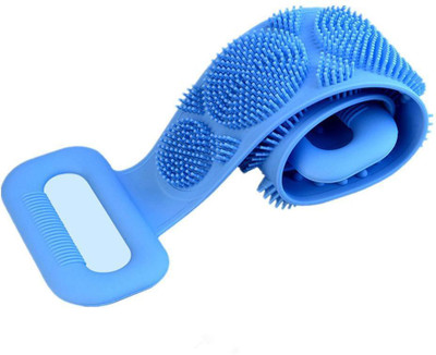 Kittmist Silicone Body Back Scrubber Double Side Bathing Brush for Skin Deep Cleaning