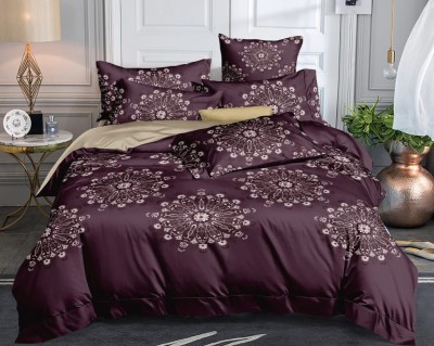 Laying Style Cotton King Sized Bedding Set(Pink)