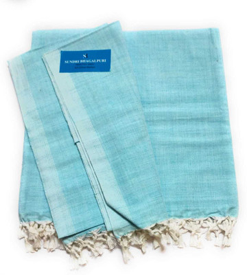 Shishir Solid Single Top Sheet for  Mild Winter(Cotton, Blue)