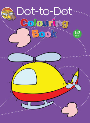 Amazing Dot-to Dot Colouring Book 2 in Binder(English, Paperback, Om Books Editorial Team)