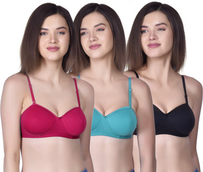 IMSA MODA Women T-Shirt Lightly Padded Bra(Multicolor)
