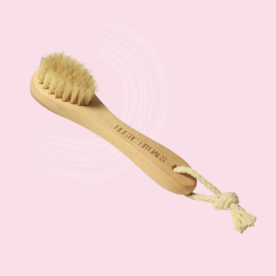Rustic Rituals best of nature for you! Men's/Women's Face Cleansing Brush with Wooden Handle