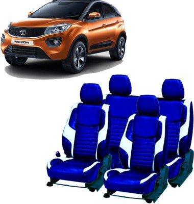 JMDi PU Leather Car Seat Cover For Tata Nexon(Detachable Head Rest, Mono Back Seat, 5 Seater, 2 Back Seat Head Rests)