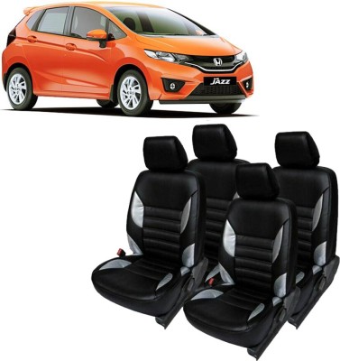 AutoSafe PU Leather Car Seat Cover For Honda Jazz(Detachable Head Rest, 5 Seater)