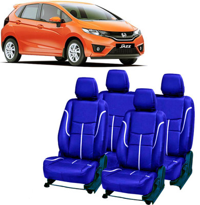 AutoSafe PU Leather Car Seat Cover For Honda Jazz(Detachable Head Rest, 5 Seater)