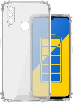 VAKIBO Back Cover for Vivo Y17, Vivo Y12, Vivo Y15, Vivo U10(Transparent, Grip Case, Pack of: 1)