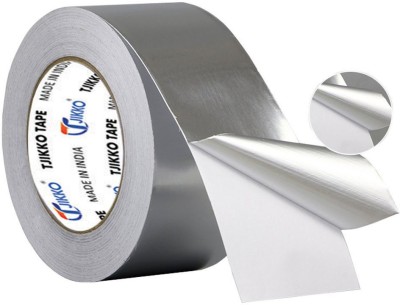 TJIKKO Single sided Premium Aluminium Foil Tape (Manual)(Set of 1, Silver)