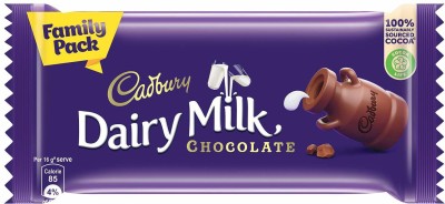 Cadbury DAIRY MILK CHOCOLATE FAMILY PACK 126 GM Bars(126 g)