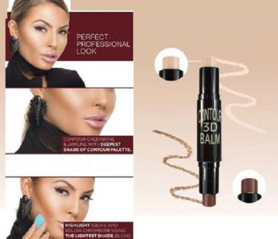 SKYBOAT CREAMY 3D CONCEALER HIGHLIGHTER CONTOUR STICK WITH GLAMOROUS GLOW SKIN Concealer(SKIN COLOR, 6.2 g)