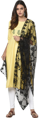 WEAVERS VILLA Net Embroidered Women Dupatta