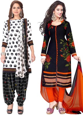 Salwar Studio Polyester Printed Salwar Suit Material