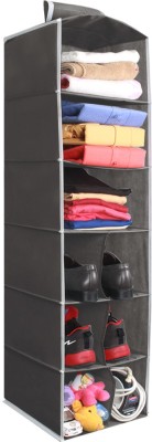 PrettyKrafts 3+6 Shelf Hanging Clothes Storage Box Collapsible Accessory Hanging Closet Closet Organizer