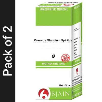 Bjain Quercus Glandium Spiritus Q Mother Tincture(2 x 100 ml)