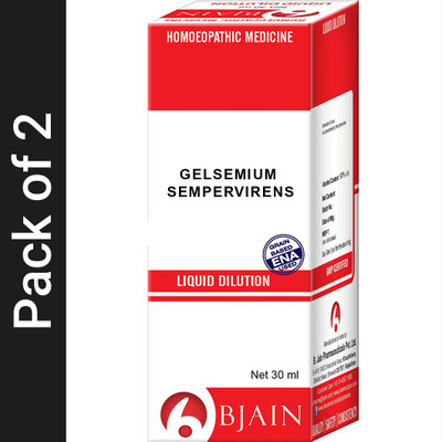 Bjain Gelsemium Sempervirens 10M CH Liquid(2 x 30 ml)
