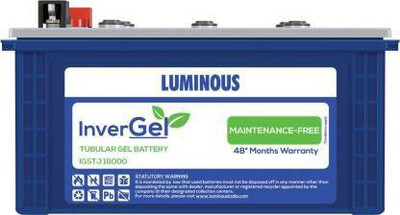 23 Off On Luminous Invergel Igstj 150ampere Per Hours Ah Tubular Gel Battery Tubular Inverter Battery 150ah On Flipkart Paisawapas Com