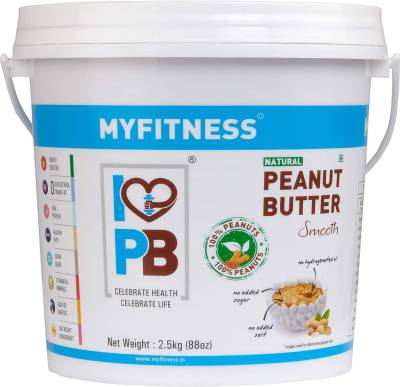 MYFITNESS Natural Peanut Butter Smooth 2500 g