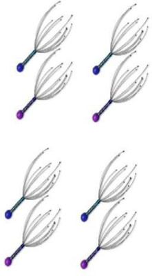 SBTs Head Neck Scalp Massager For Adults And Baby (PACK OF 8) Head Neck Scalp Massager For Adults And Baby (PACK OF 8) Massager(Multicolor)