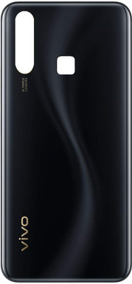 krazeever Vivo Y19 Black Back Panel(Black)
