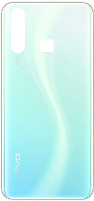 Sandreezz Vivo Y19 (with Proper Logo) Back Panel(Spring White)